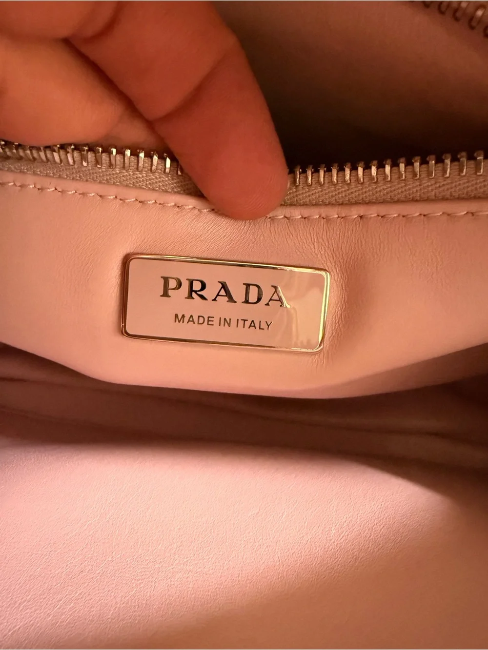 Prada Pink Re-Edition 2001 Top-Handle Bauletto Bag